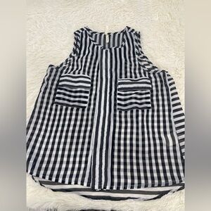 Truth Black and White Checkered Tank Top